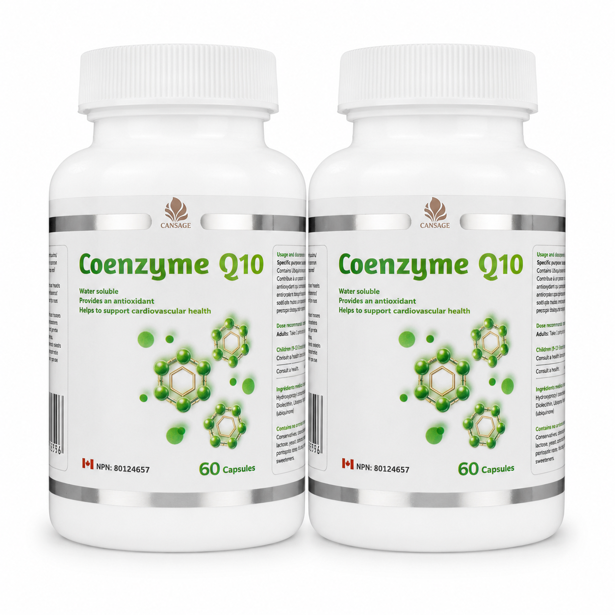 CANSAGE水溶辅酶胶囊 200毫克 60粒