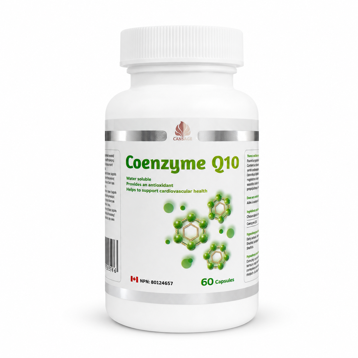 CANSAGE水溶辅酶胶囊 200毫克 60粒